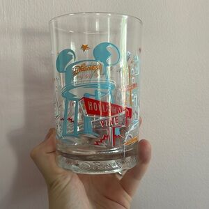 Vintage Walt Disney World 25th Anniversary Glass Cup